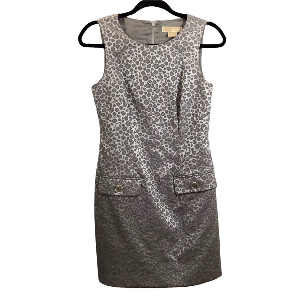 Michael Kors Sleeveless Dress in Silver